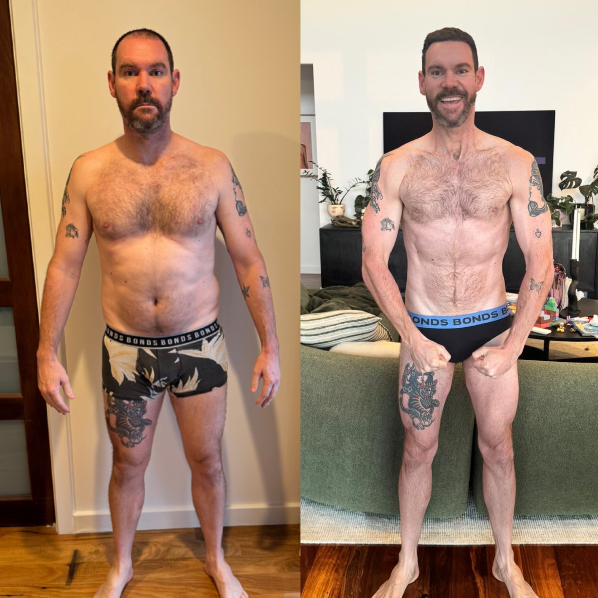 Client transformation, before and after